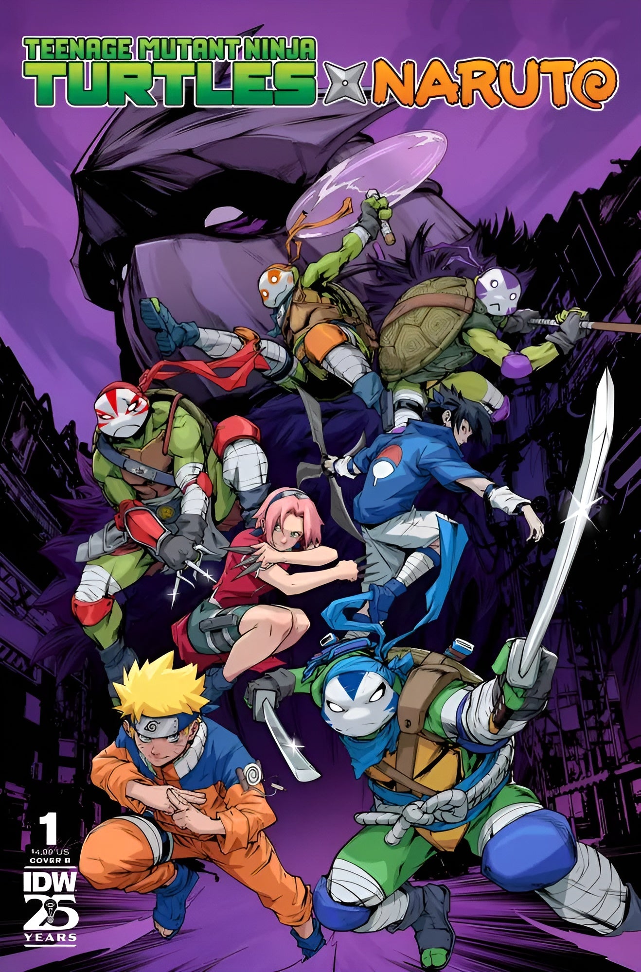 Teenage Mutant Ninja Turtles x Naruto #1 2024