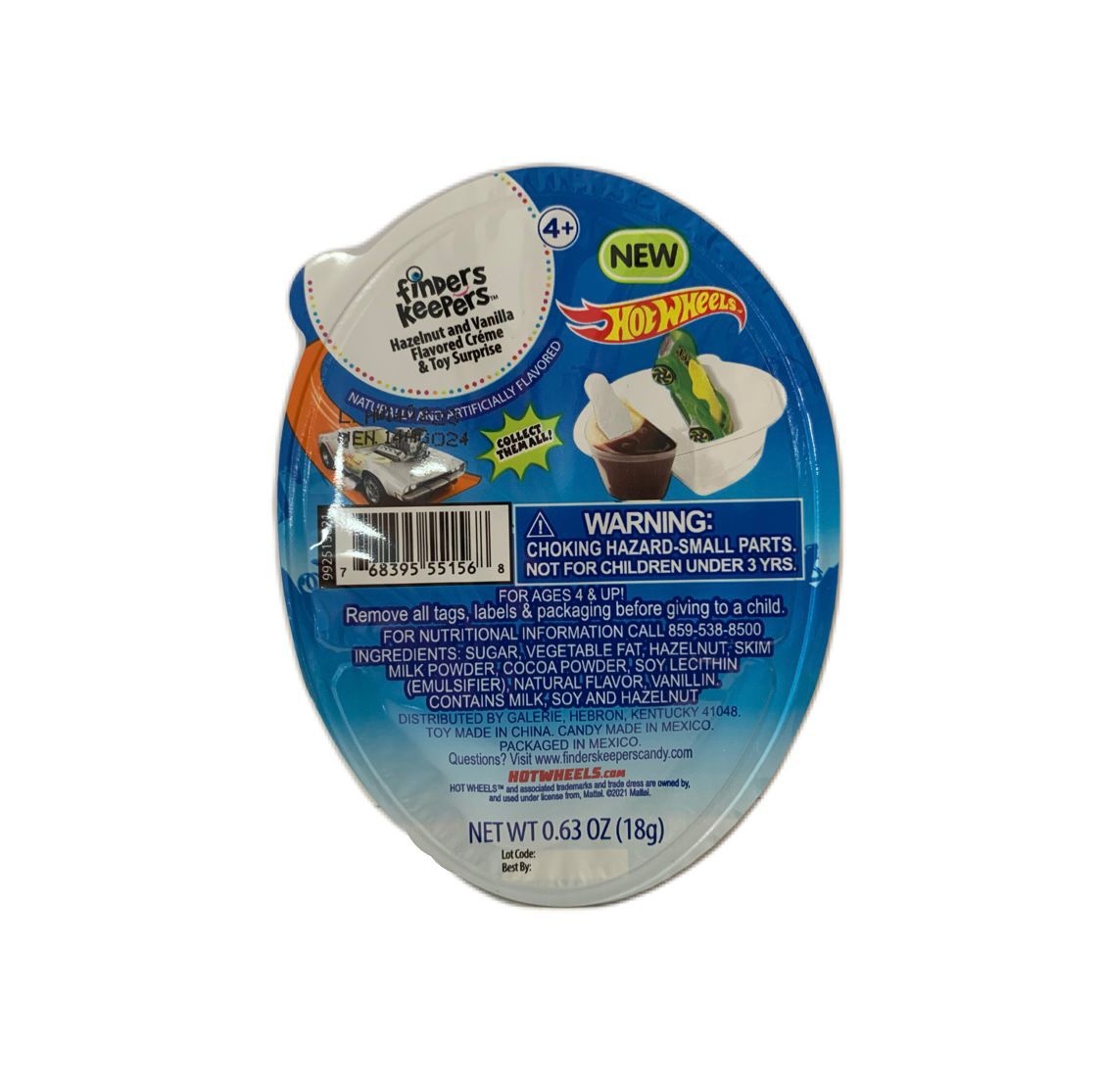 Sonic the Hedgehog Creme and Toy Surprise Snack