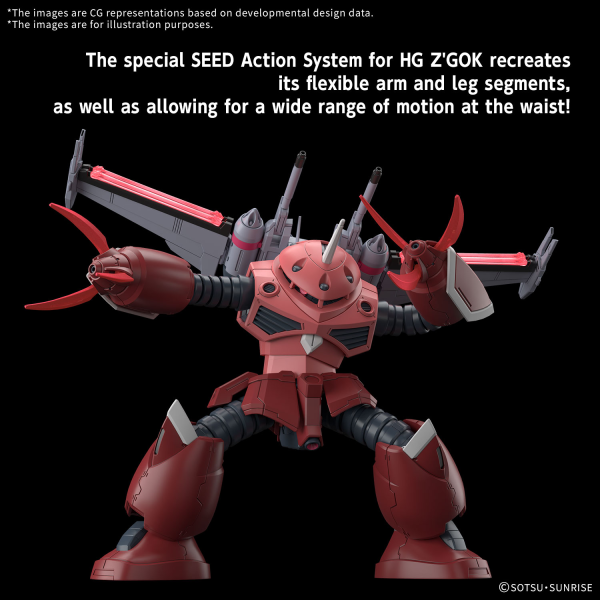 Gundam Seed HG Z'GOK [Seed Freedom Ver.] 1/144 Scale Model Kit