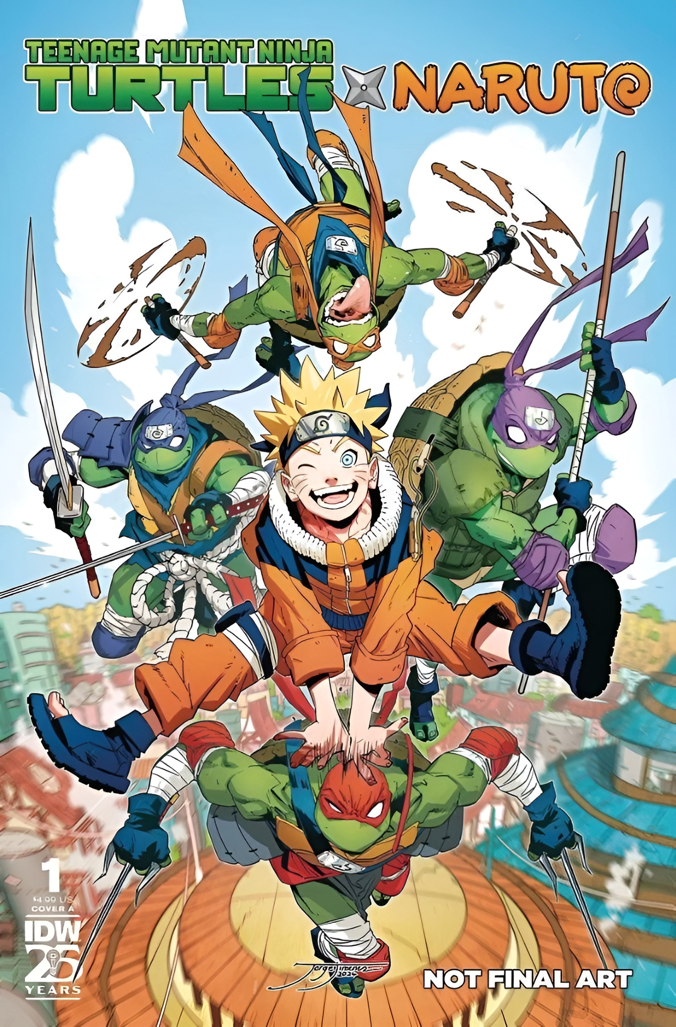 Teenage Mutant Ninja Turtles x Naruto #1 2024