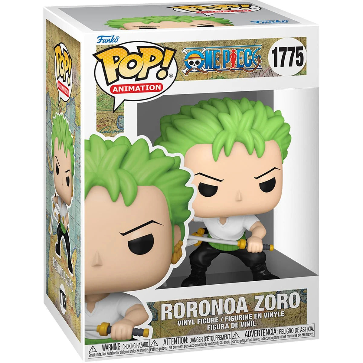 One Piece Roronoa Zoro with Swords [2024] Funko Pop! #1775 Vinyl Figure