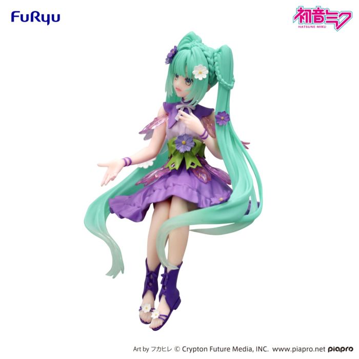 Hatsune Miku [Flower Fairy Cosmos Purple Color Ver.] Noodle Stopper Figure