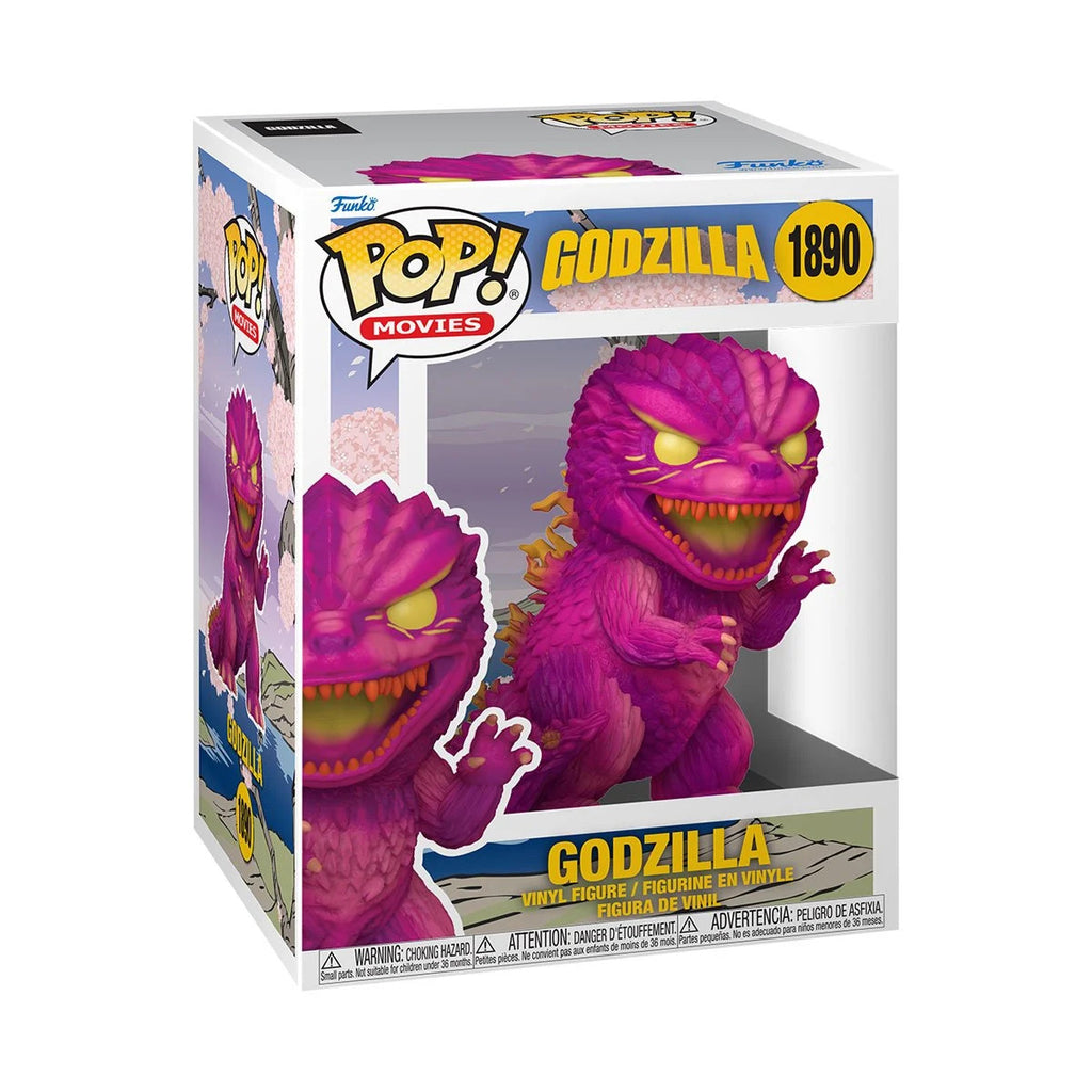 Godzilla Retro Futurism Godzilla Pink Premium Funko Pop! #1890 Vinyl Figure