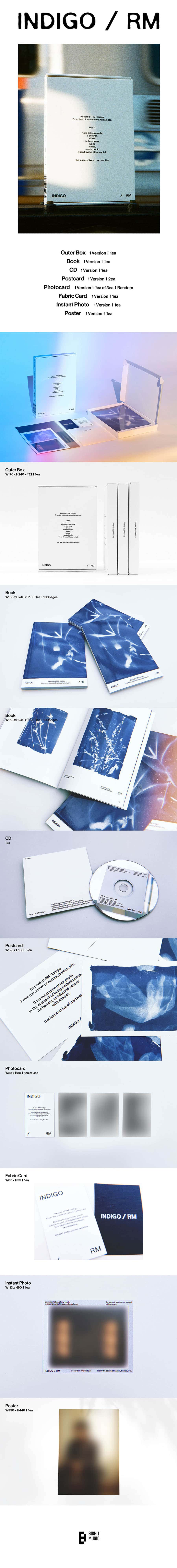 RM [Indigo] 1st Solo Album - Book Edition