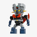 Toy robot figure on a white background