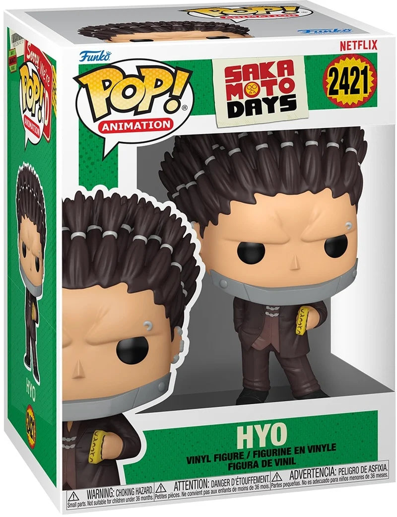 Funko Pop! vinyl figure packaging for Saka Moto Days with 'Hyo' character