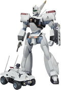 Robot and vehicle model on a white background