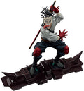 Action figure of a character with a dynamic pose on a white background