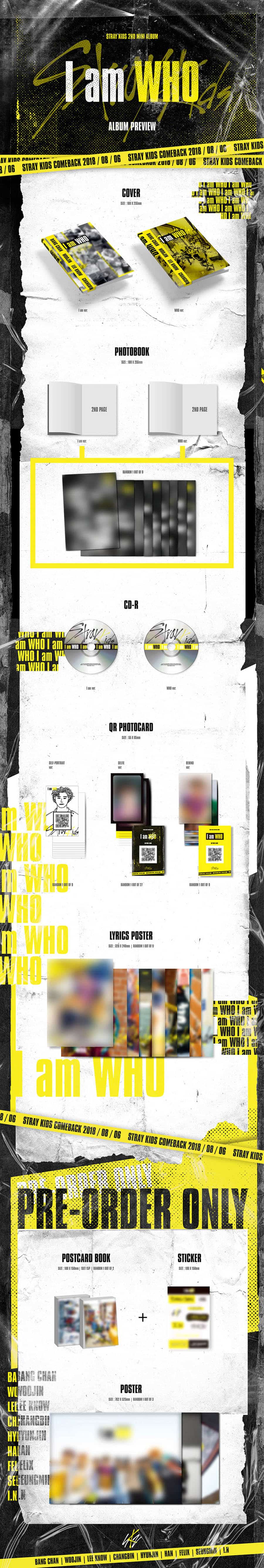 Stray Kids [I Am WHO] 2nd Mini Album