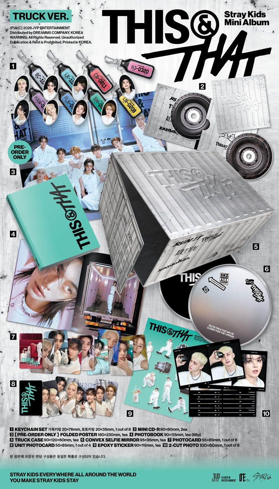 Stray Kids Mini Album [THIS & THAT] TRUCK Version