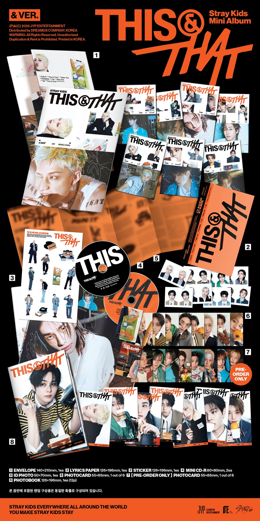 Stray Kids Mini Album [THIS & THAT] & Version