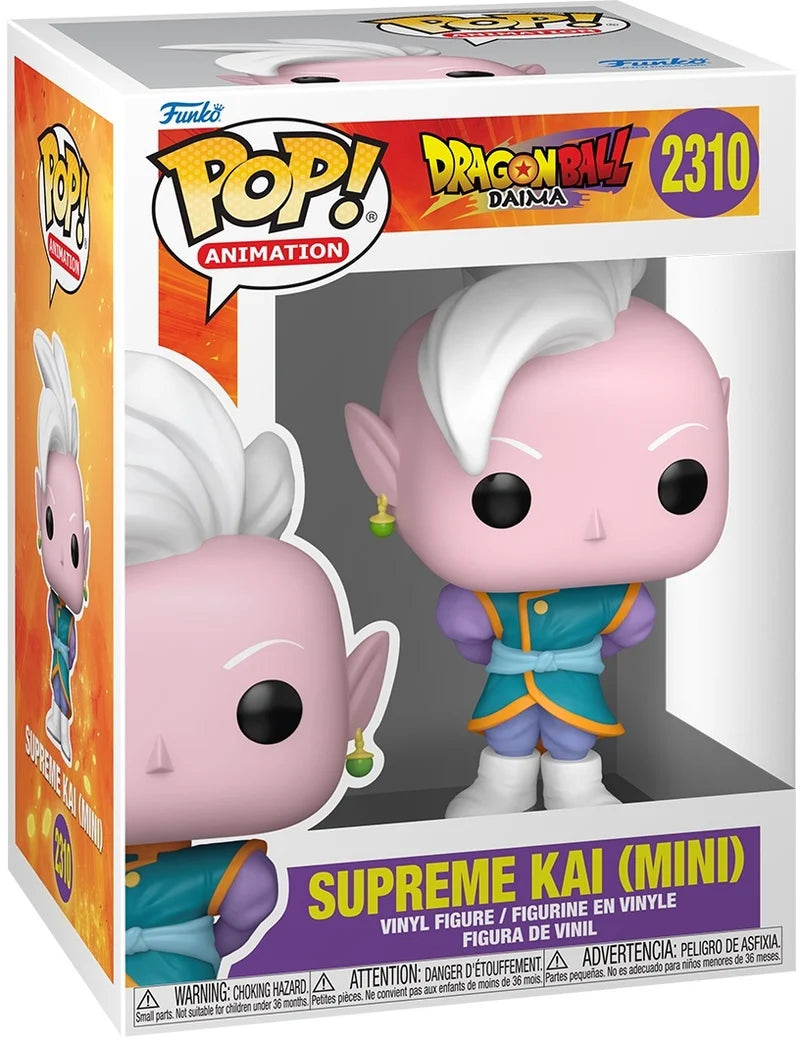 Funko Pop! Animation figure packaging for Supreme Kai from Dragon Ball Z